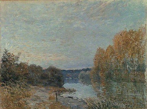 Soleil couchant, 1875, Alfred Sisley