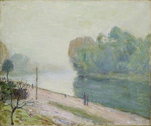 A Bend in the River Loing, 1896, Alfred Sisley