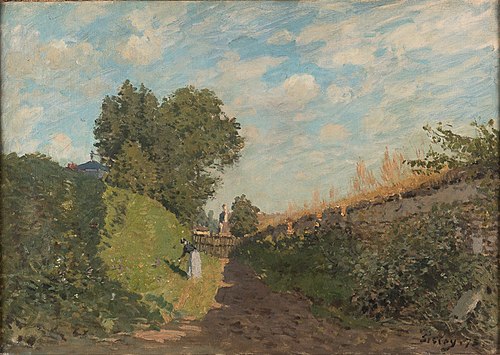 Le jardin, 1873, Alfred Sisley