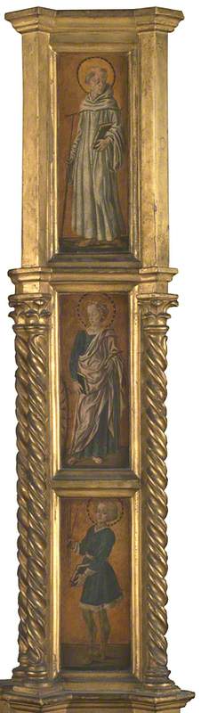 Right Pilaster of an Altarpiece, 1450, Master of Pratovecchio
