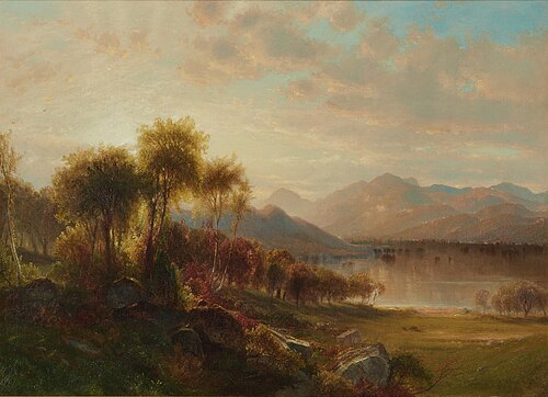Franconia Mountains, New Hampshire, , Samuel Colman