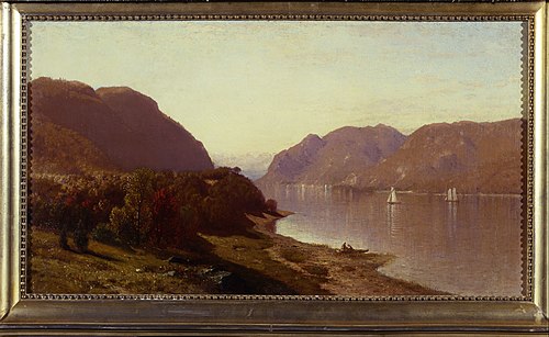 Storm King on the Hudson, 1868, Samuel Colman