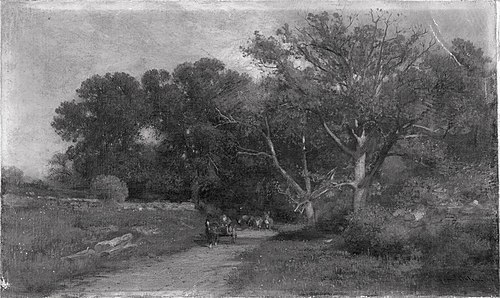 Country Road, 1860, Samuel Colman