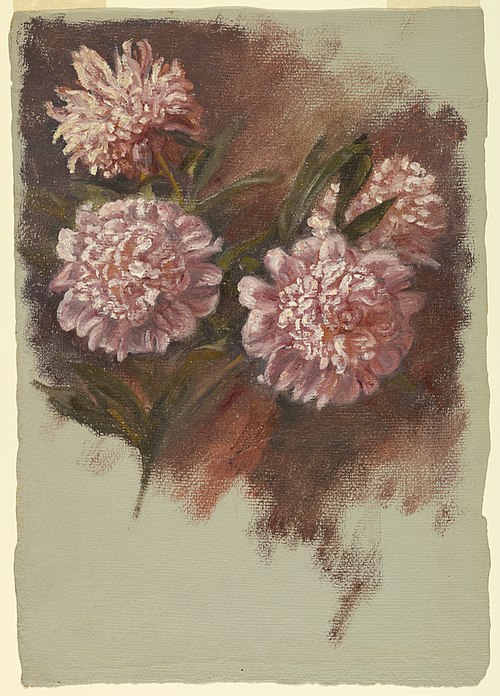 Red Peonies, 1900, Samuel Colman