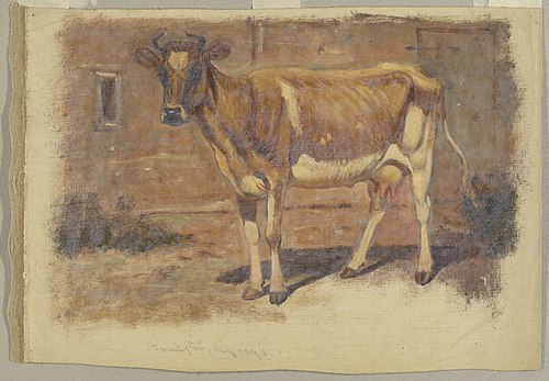 Studies. Cows, 1876, Samuel Colman