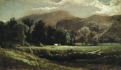 Ferme dans les Adirondacks, 1900, Samuel Colman