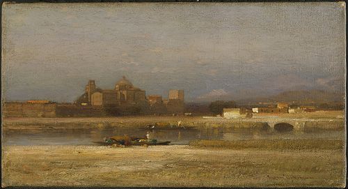 On the Viga, Outskirts of the City of Mexico, 1892, Samuel Colman