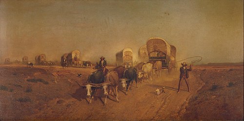 Ship of the Plains, 1850, Samuel Colman