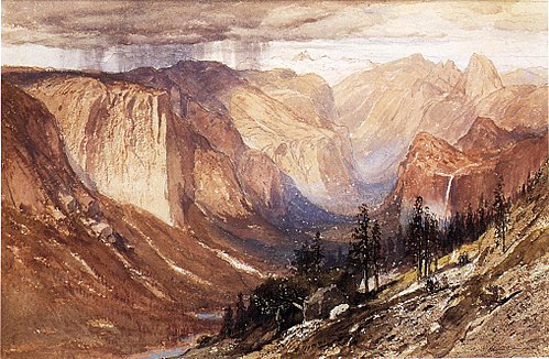 Yosemite Valley, California, 1888, Samuel Colman