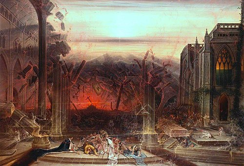 The Destruction of the Temple, 1835, Samuel Colman