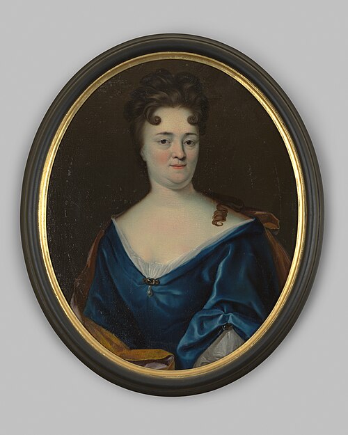 Portrait of an unknown woman, 1712, Gerrit Alberts