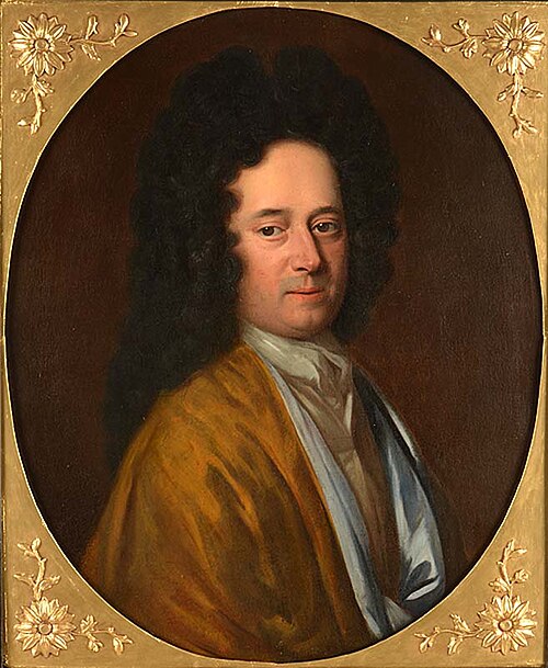 Portret van Johan In de Betou (Nijmegen 1665-1726 Nijmegen), 1702, Gerrit Alberts