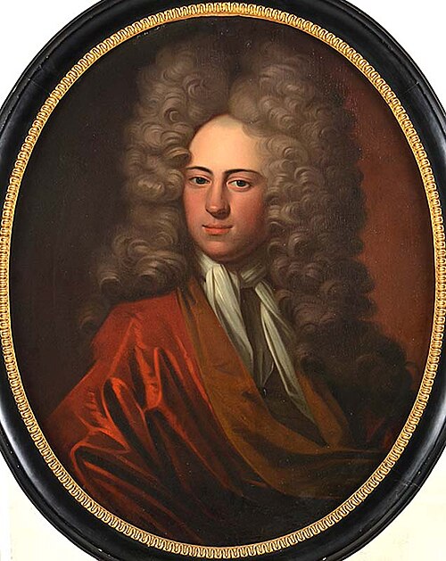 Portrait of Adam Jacob Smits (1685-1742), 1706, Gerrit Alberts