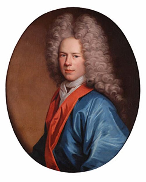Portret van Jacob Smits (1688-1749), 1710, Gerrit Alberts