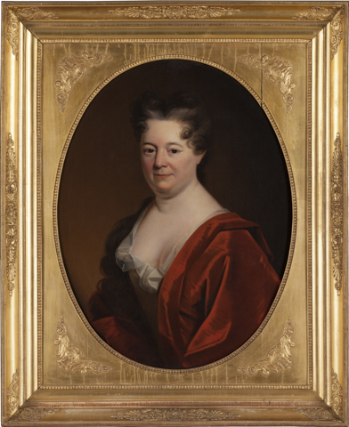 Heilwich Charlotte van Lijnden (1661-1728). Wife of Jacob Derck van Heeckeren, 1714, Gerrit Alberts