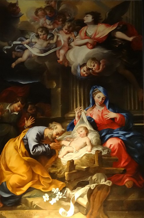 saint Joseph adorant l'enfant, 1694, Pierre Parrocel