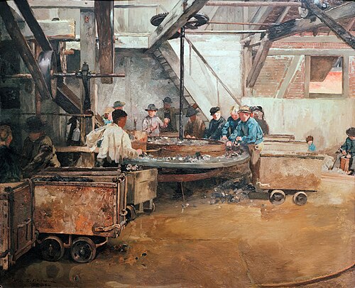 Lead Mine in Selbeck, 1888, Christian Ludwig Bokelmann