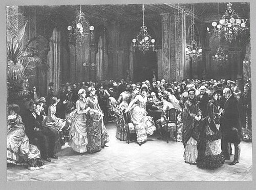 Spielsaal in Monte Carlo, 1884, Christian Ludwig Bokelmann