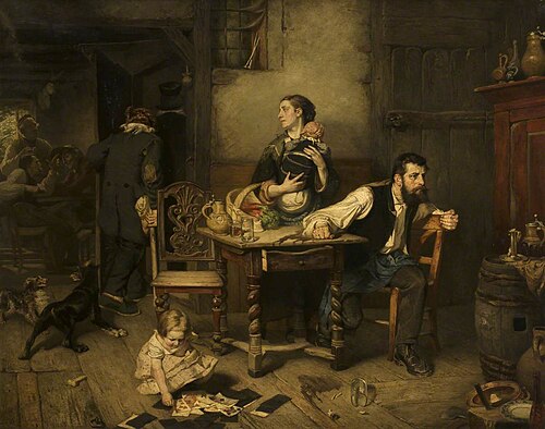 The Gambler, 1873, Christian Ludwig Bokelmann
