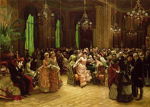 The Casino, Monte Carlo, 1884, Christian Ludwig Bokelmann