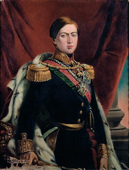 Retrato de D. Pedro V, 1856, Manuel Maria Bordalo Pinheiro