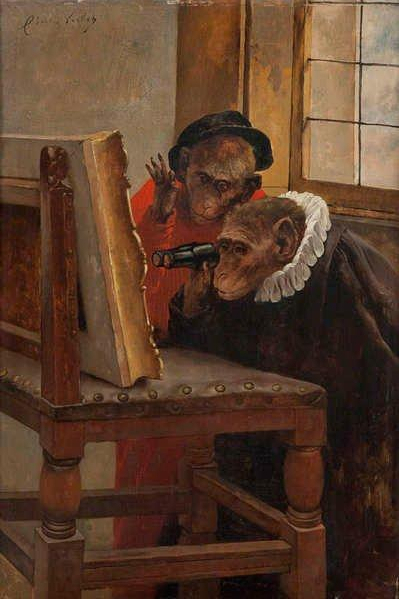 The art connoisseurs, 1850, Charles Verlat