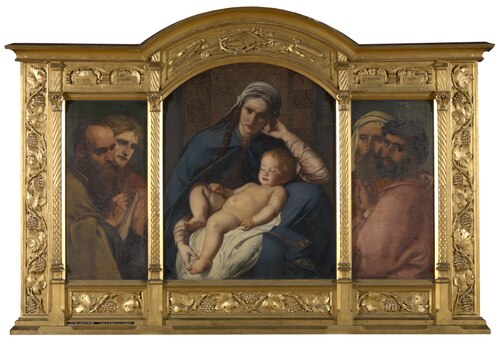 Mother of the Messiah and the Four Evangelists, 1873, Charles Verlat