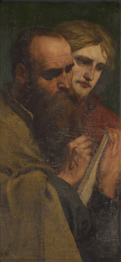 Two Evangelists, 1873, Charles Verlat