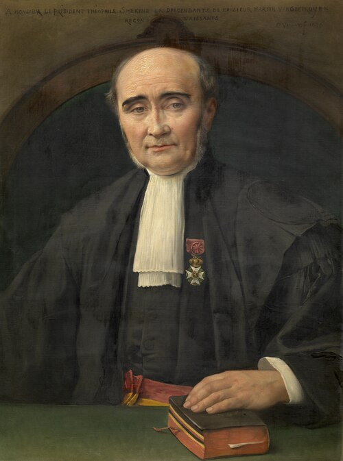 Portrait of Théophile Smekens, 1886, Charles Verlat