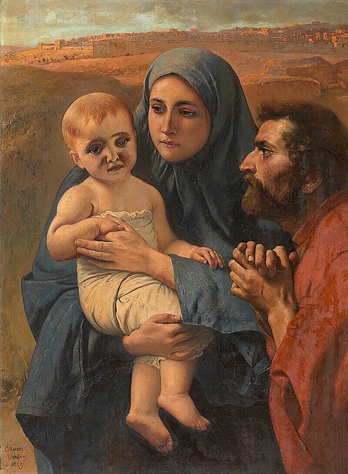 La Sainte Famille, 1883, Charles Verlat