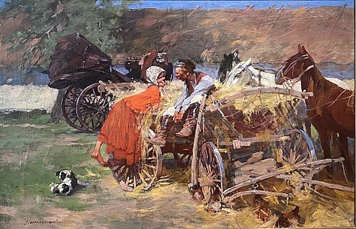 Courtship, 1907, Stanisław Bohusz-Siestrzeńcewicz