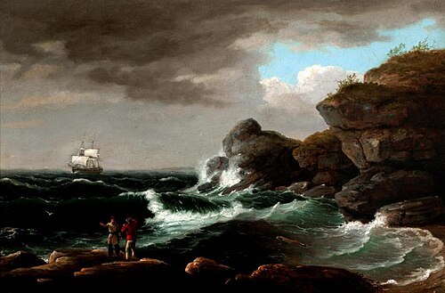 Coastal Scene, 1830, Thomas Birch