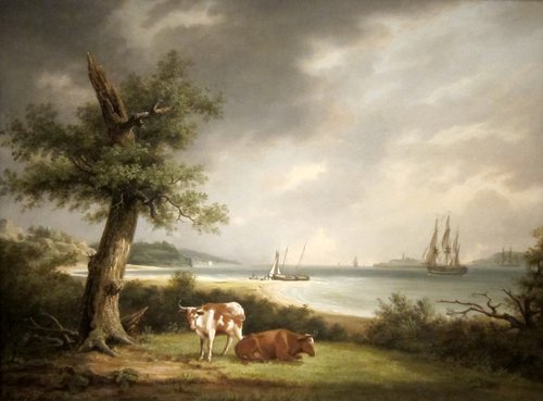The Narrows, New York Bay, 1812, Thomas Birch