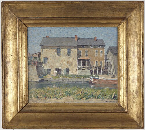 A Bit of New Hope, Pennsylvania, 1918, Robert Spencer