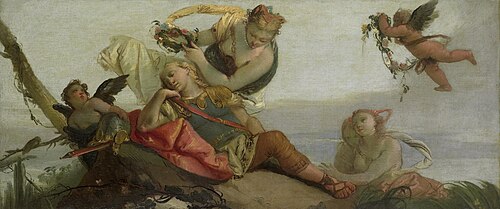 Mars endormi, 1765, Francesco Zugno