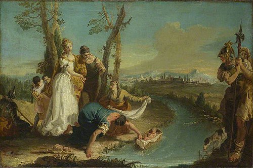 The Finding of Moses, 1743, Francesco Zugno