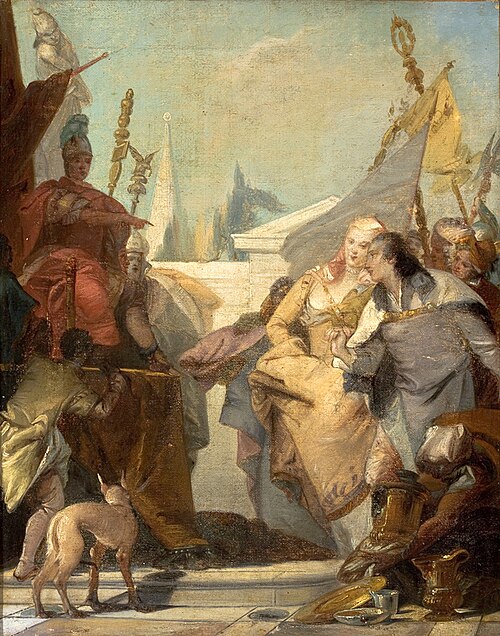 Continence of Scipio, 1750, Francesco Zugno