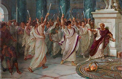 'Julius Caesar', Act III, Scene 1, the Assassination, , William Holmes Sullivan