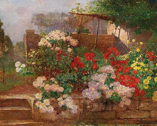 Garden in Brioni, 1939, Hugo Charlemont