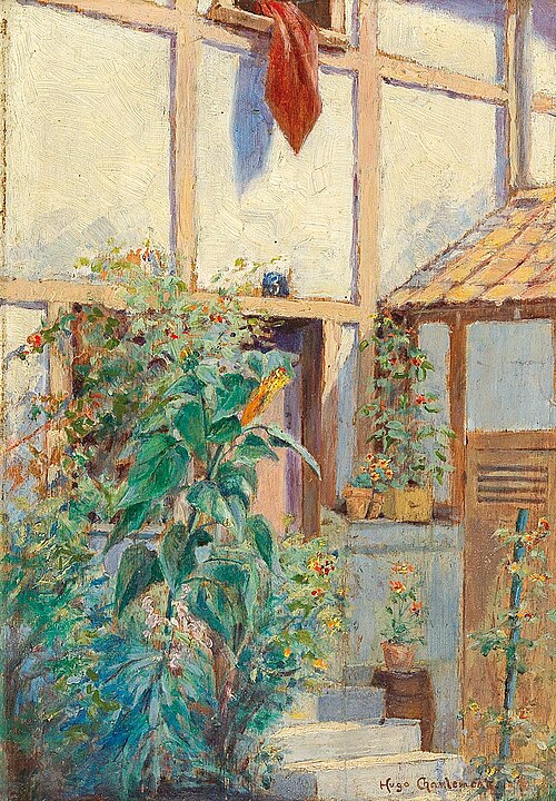 Treppe in den Garten, 1939, Hugo Charlemont