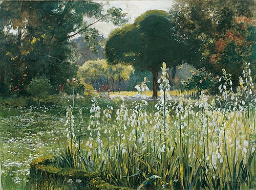 Sommerhyazinthen (Galtonien), 1901, Hugo Charlemont