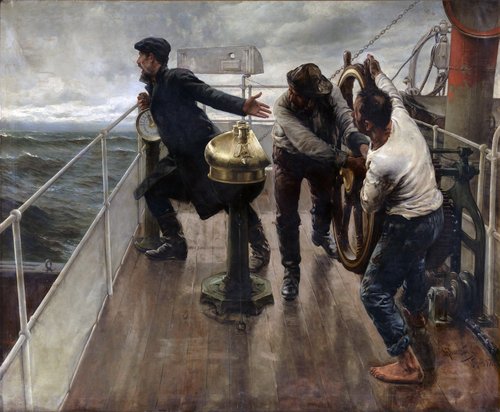 ¡Todo a babor!, 1897, Ventura Alvarez Sala