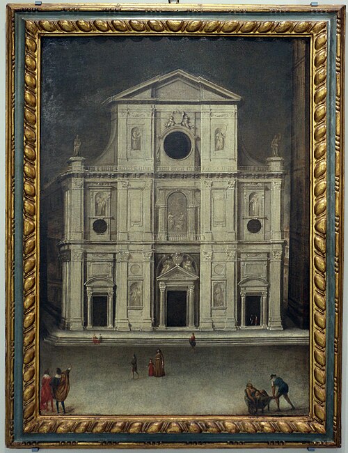 Project of the new facade of the cathedral, 1635, Accademia delle Arti del Disegno