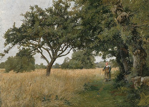 Brittany Landscape, 1877, Hugh Bolton Jones