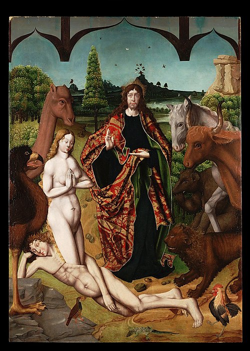 Creation of Eve, 1493, Maestro Bartolomé