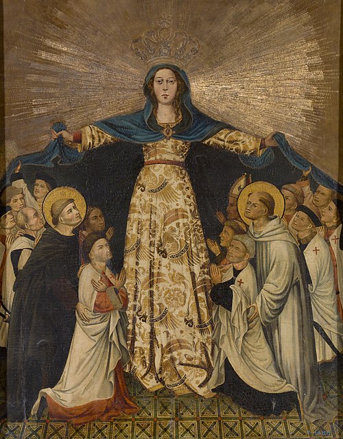 Nuestra Señora de Gracia y los grandes maestres de Montesa, 1412, Antoni Peris