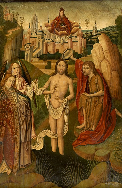 The Baptism of Christ, 1490, Master of Miraflores
