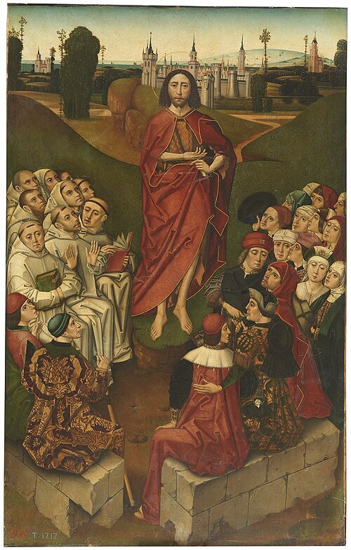 Saint John the Baptist Preaching, 1490, Master of Miraflores