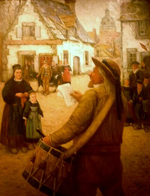 Le tambour de ville, 1914, Charles Rivière