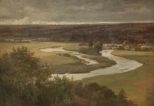 The Thames at Great Marlowe, 1876, James Aumonier